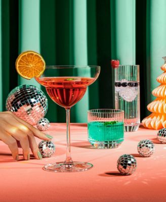 Vintage-Like Margarita Glass, Set of 2