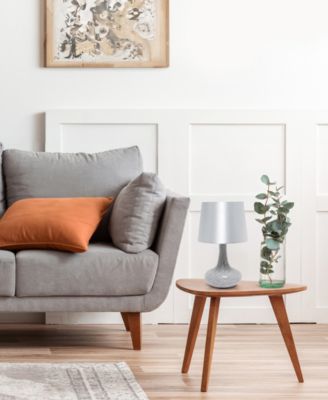 14.17" Patchwork Crystal Glass Table Lamp