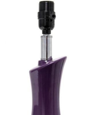 29" Eggplant Contemporary Table Lamp