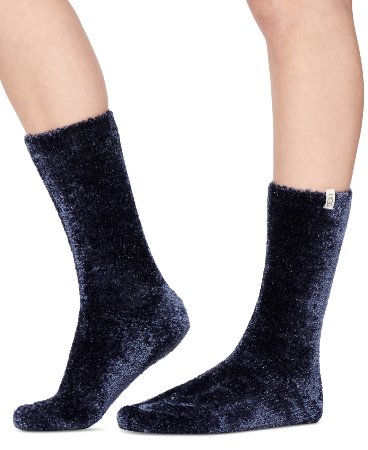 Women's Leda Cozy Knit Crew Socks - White