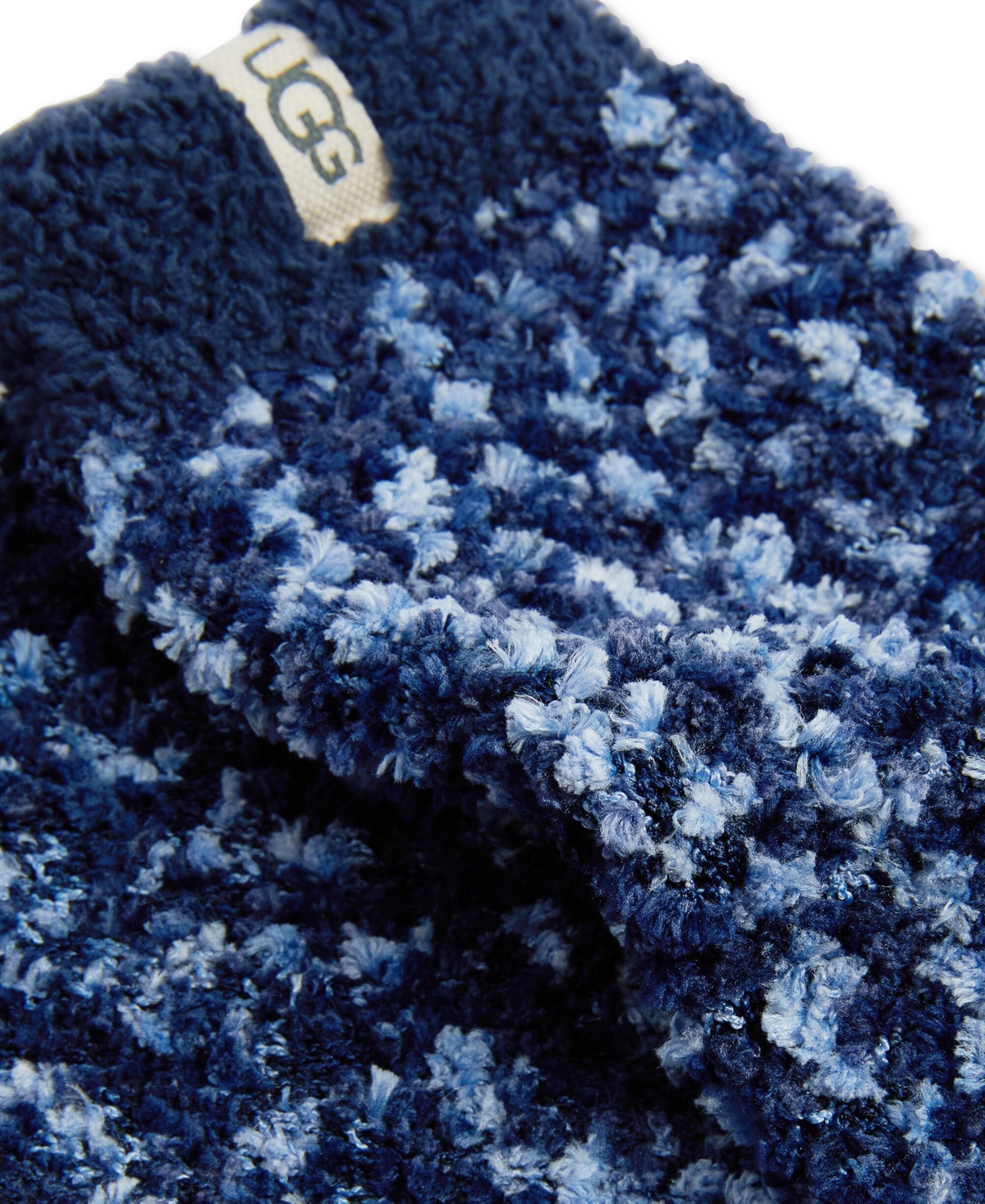 Ugg Australia Chenille Crew Socks In Navy