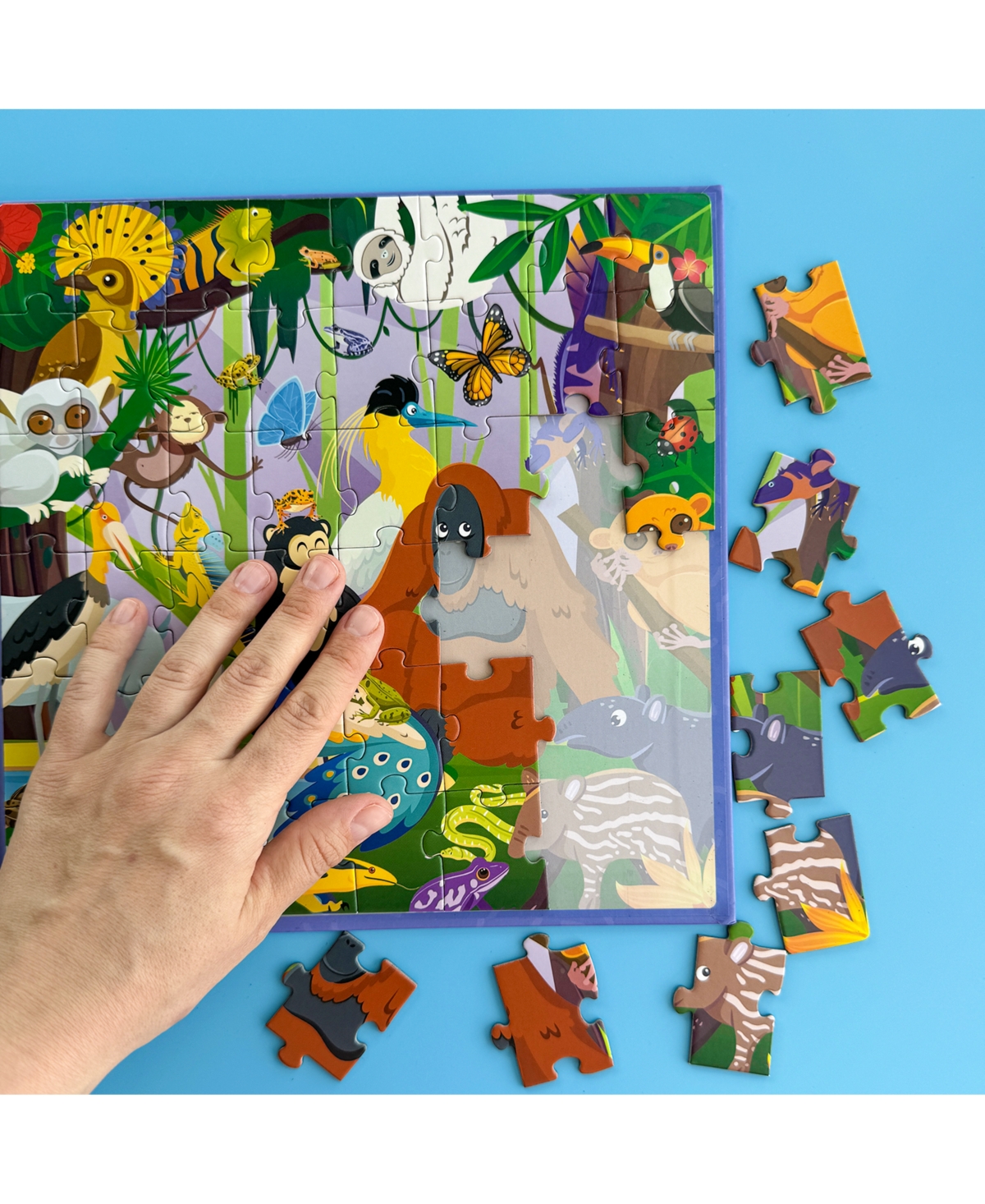 Quokka 2x48 Magnetic Travel Puzzles for Kids Ages 4-6 - Road Trip Activities - Polar  jungle