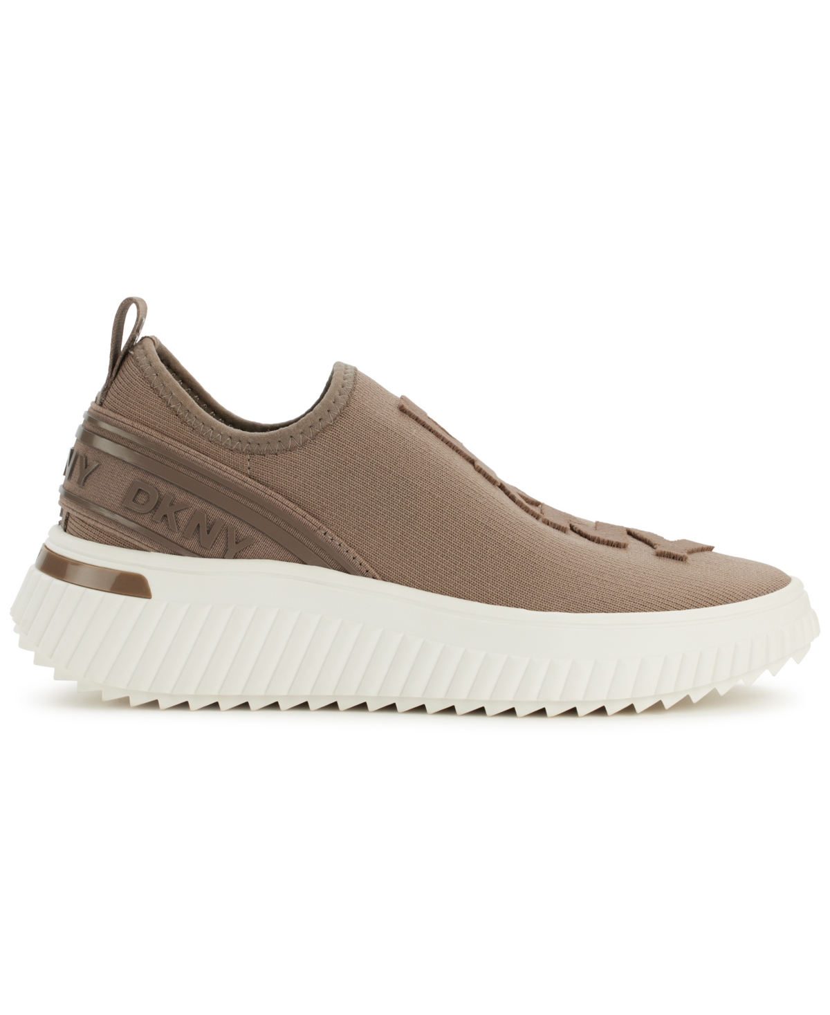 Shop Dkny Women's Leighton Slip On Sneakers In Ash