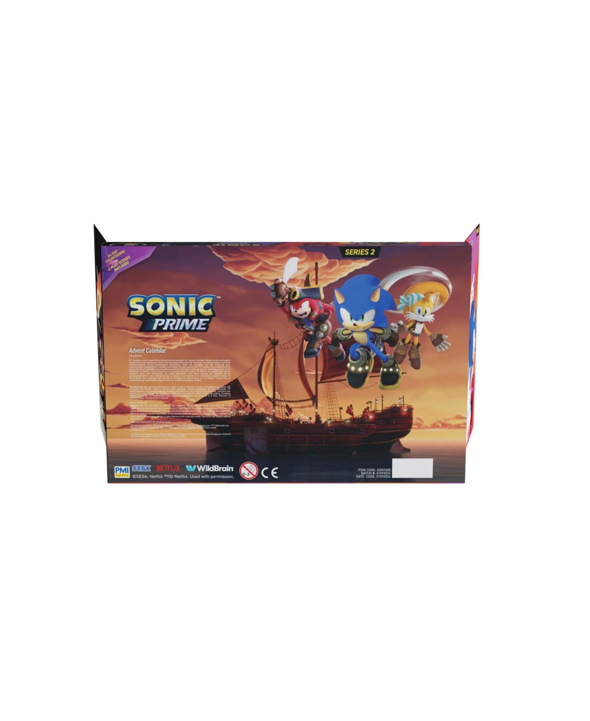 Sonic The Hedgehog Advent Calendar Action Figure In Multi Color