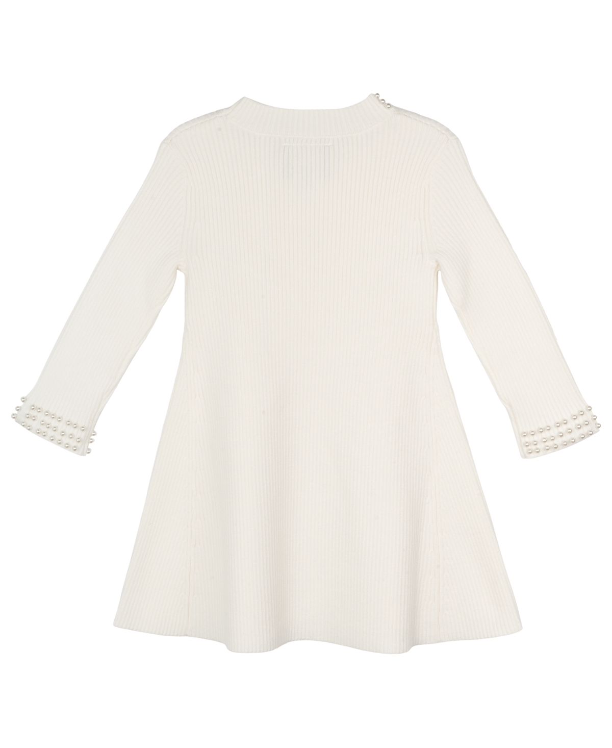 Rare Editions Little Girls Pearl Embellished Sweater Dress