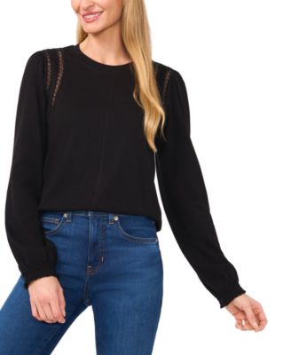 CeCe - Women's Lace-Inset Swing Top