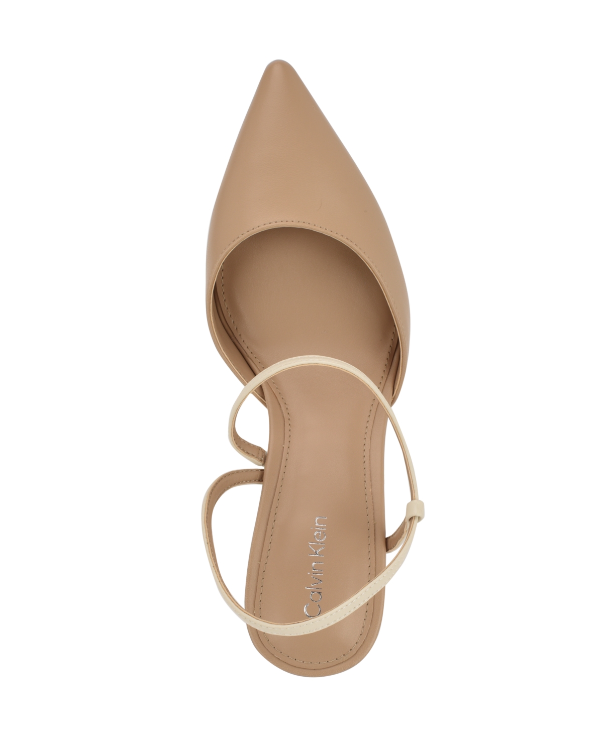 Calvin Klein Women's Cordera Pointy Toe Stiletto Pumps In Light Natural
