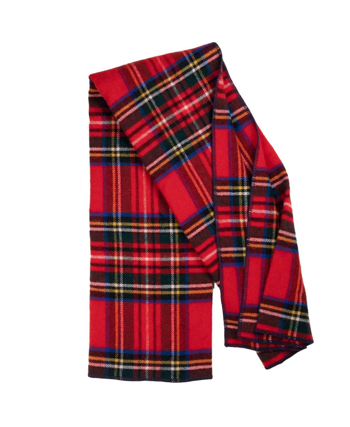 Prince Of Scots Highland Tweeds Big Throw, 59" X 80" In Black Red
