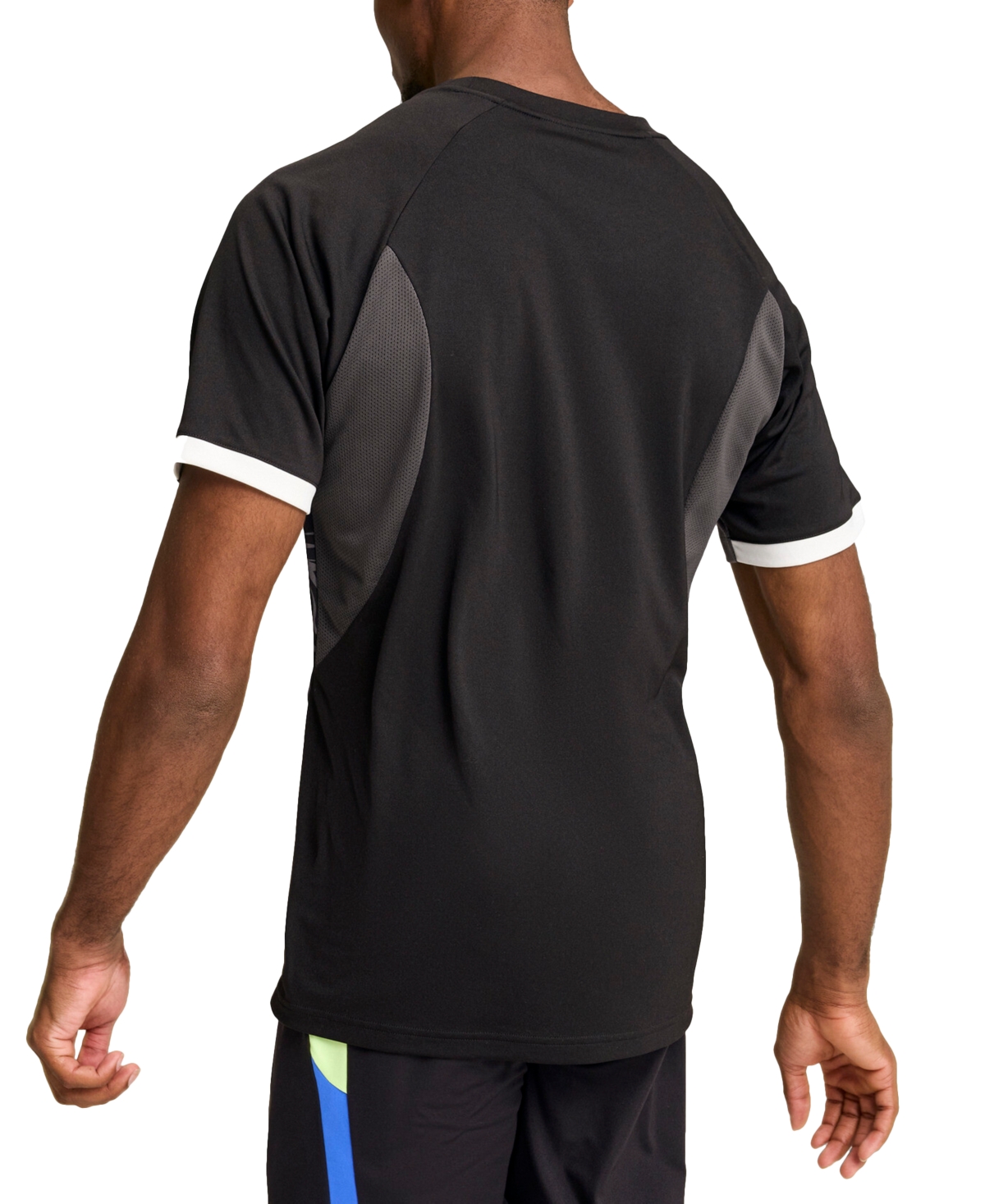 Puma Men's Individual Liga Graphic Jersey In  Black-shadow Gray