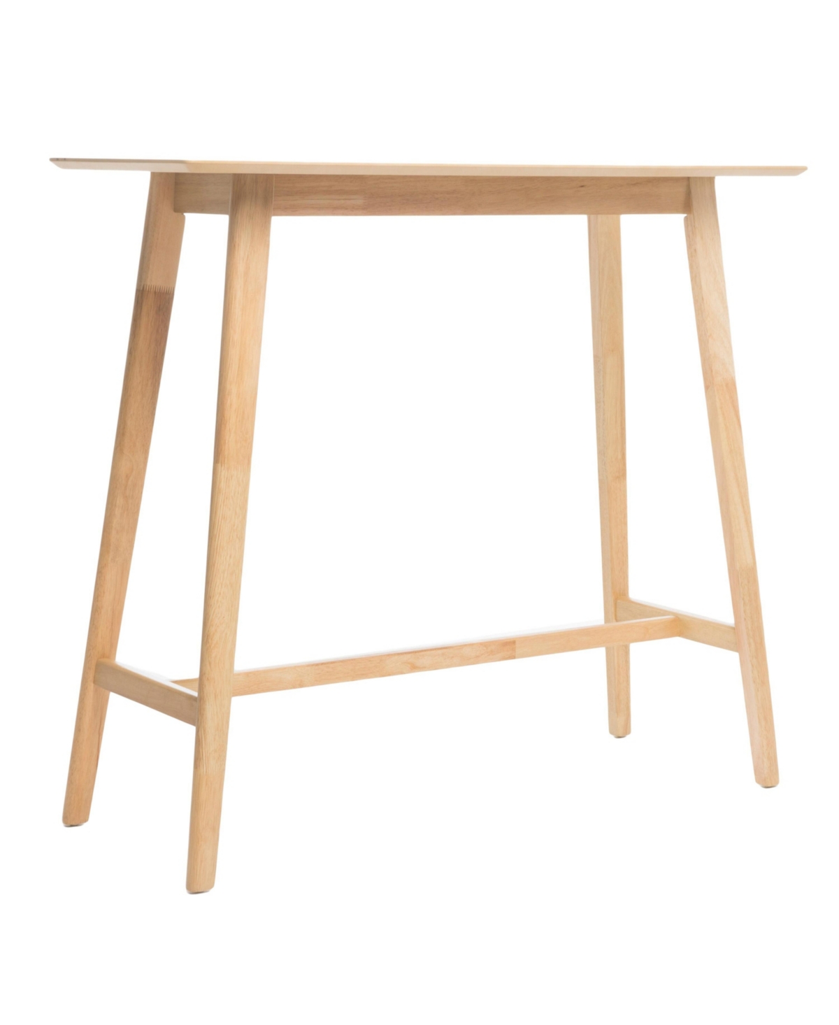 Streamdale Furniture Wood Bar Table,Oak Finish, 17.72 In X 47.24 In X 42.01 In - Natural