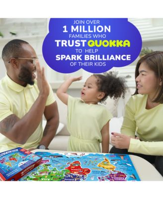 150 Pcs Jigsaw Puzzles for Kids Ages 8-10 - 400+ Facts on 50 Flashcards