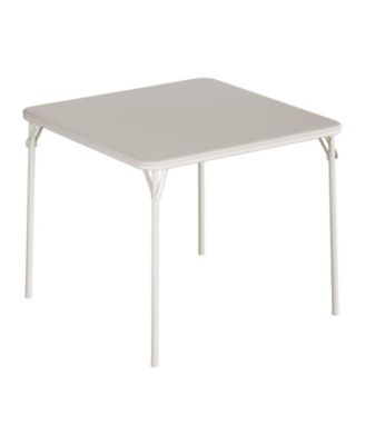 Folding Table, 33.6 Inch Folding Card Table, Portable Square Folding Table with Pu Soft Cushion