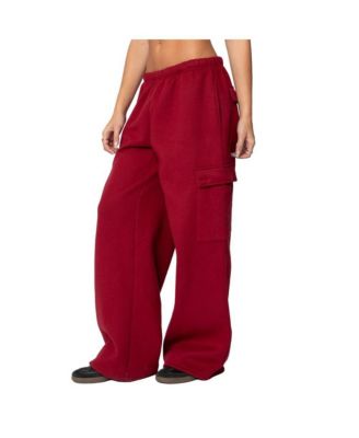 Women's Wide leg cargo sweatpants