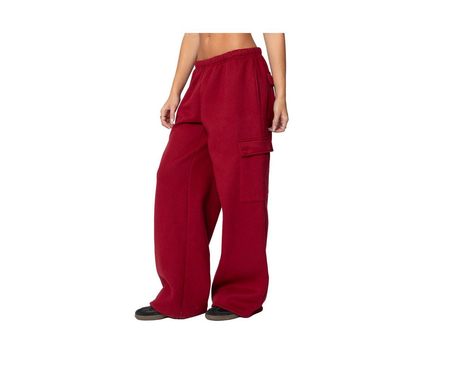 Women's Wide leg cargo sweatpants
