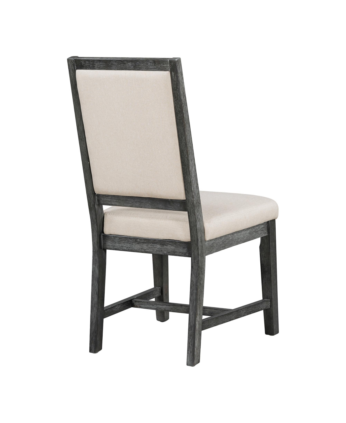 Streamdale Furniture Retro Style Dining Chair Set with 4 Upholstered Chairs for Dining Room and Living Room (Beige+Black) - Beige+black