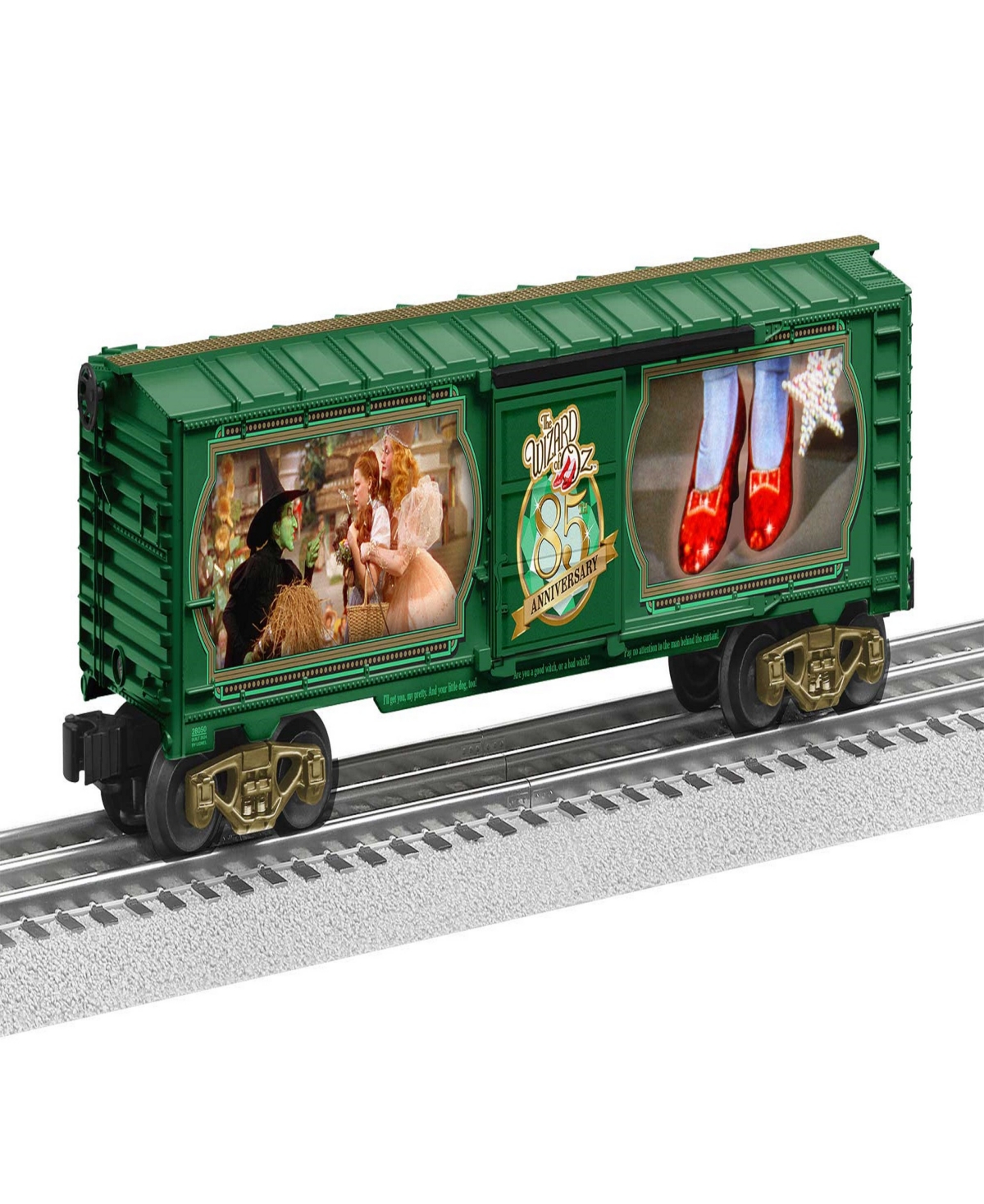 LIONEL WARNER BROS. WIZARD OF OZ ILLUMINATED RED SLIPPERS BOXCAR 