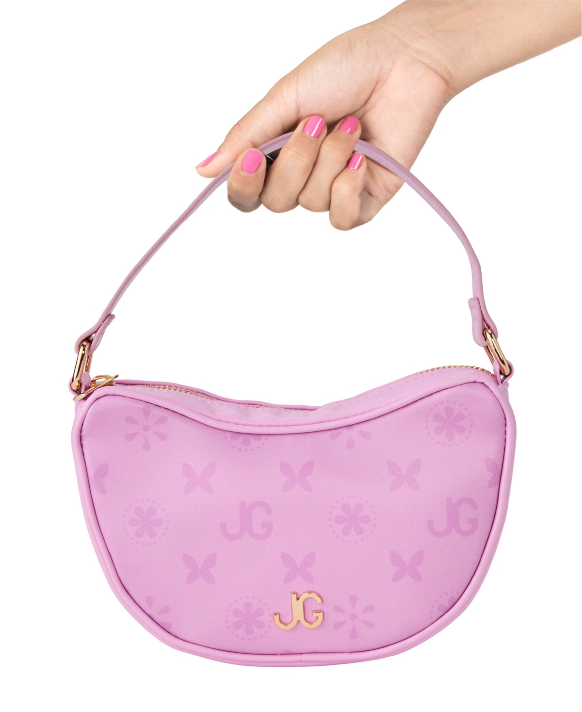 Journey Girls Quilted Handbag With Scarf In Light,pastel Purple