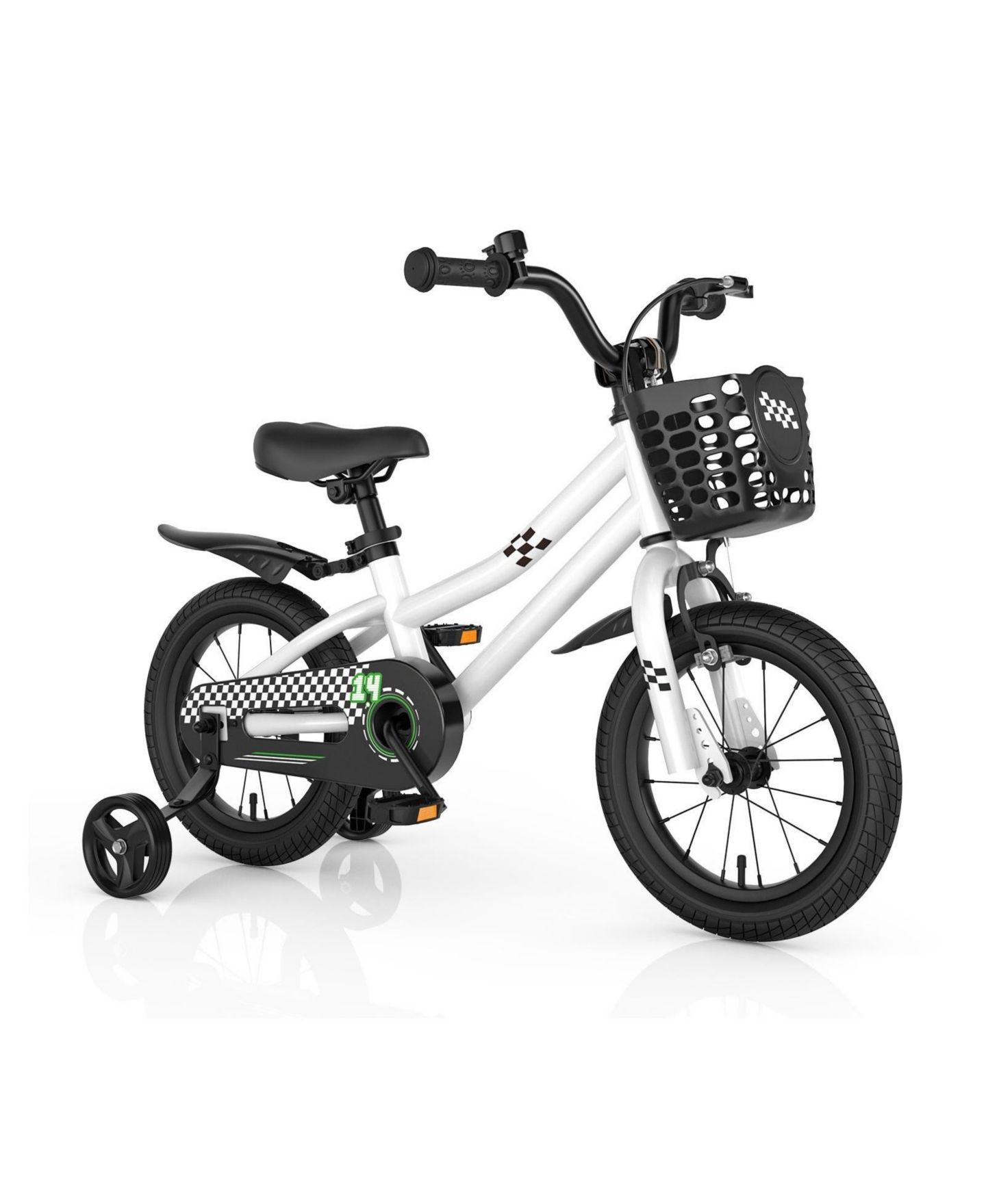 Детская игрушка HONGGE 14 Inch Kids Bike with 2 Training Wheels for 3-5 Years Old — фото 1
