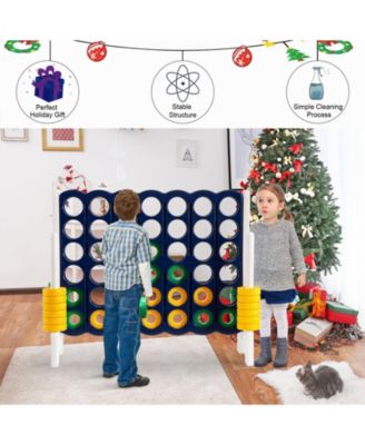 4-to-Score 4 in A Row Giant Game Set for Kids Adults Family Fun