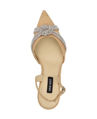 Women's Deby Embellished Slingback Stiletto Pumps