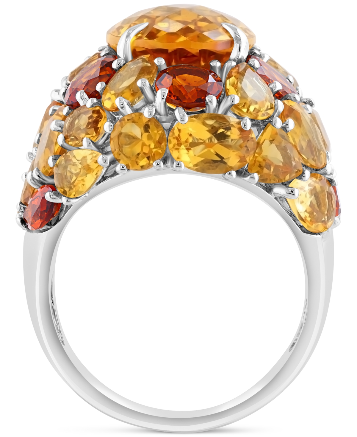 Effy Collection Effy Citrine (5-1/2 Ct. T.w.) Oval Ring In Sterling Silver In Citrine