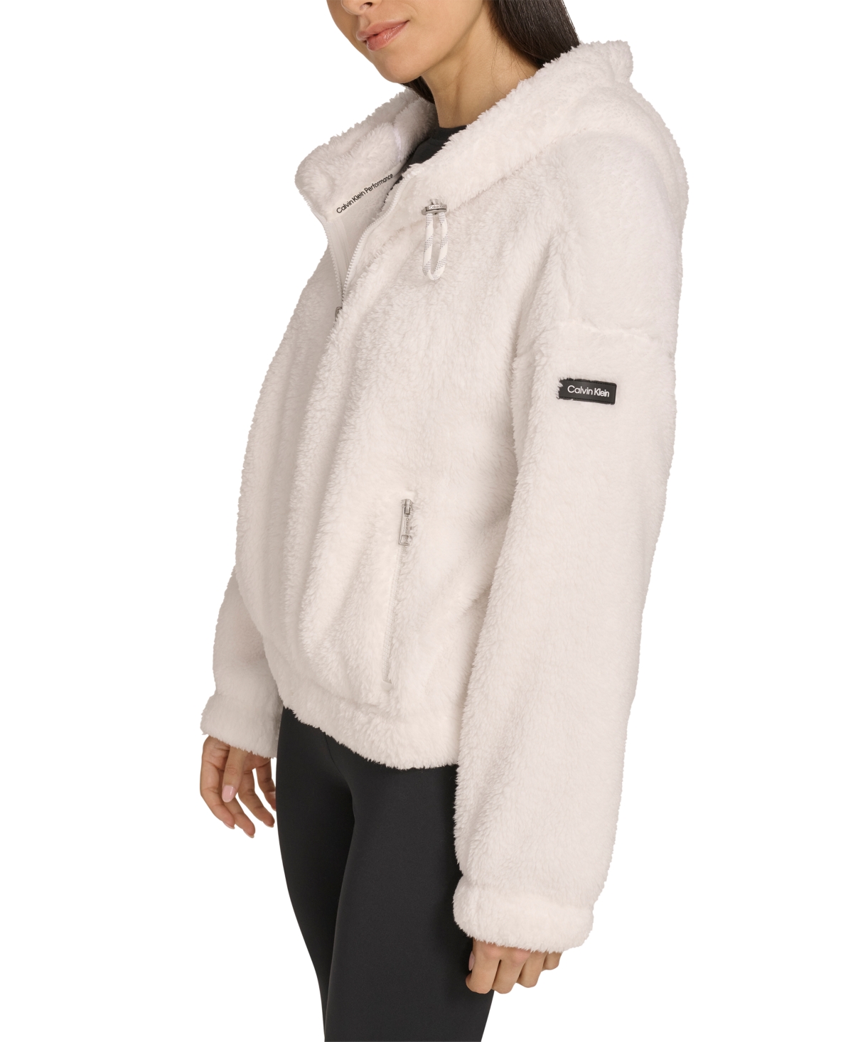 Calvin Klein Performance Women's Hooded Sherpa Jacket