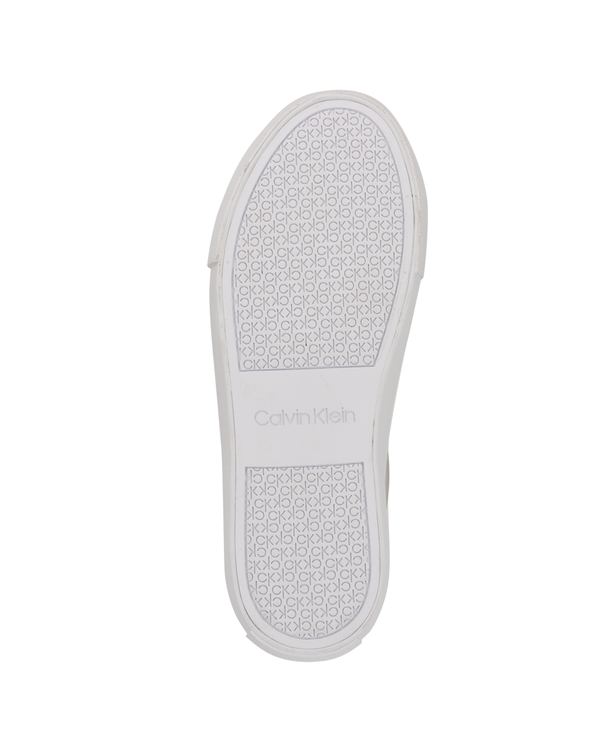 Calvin Klein Women's Camzy Lace-up Casual Sneakers In Silver Metallic