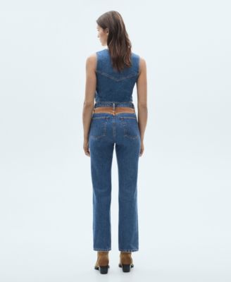 Women's Contrast Details Bannack Jeans