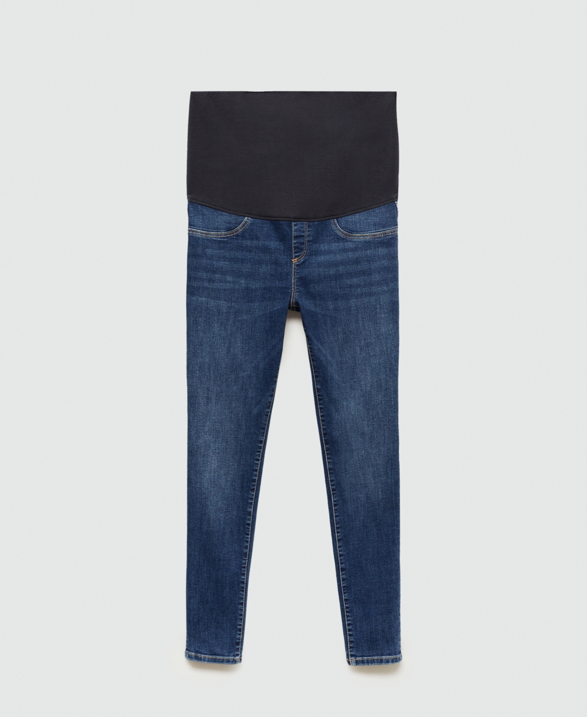 Mango Women's Maternity Skinny Jeans In Dark Blue