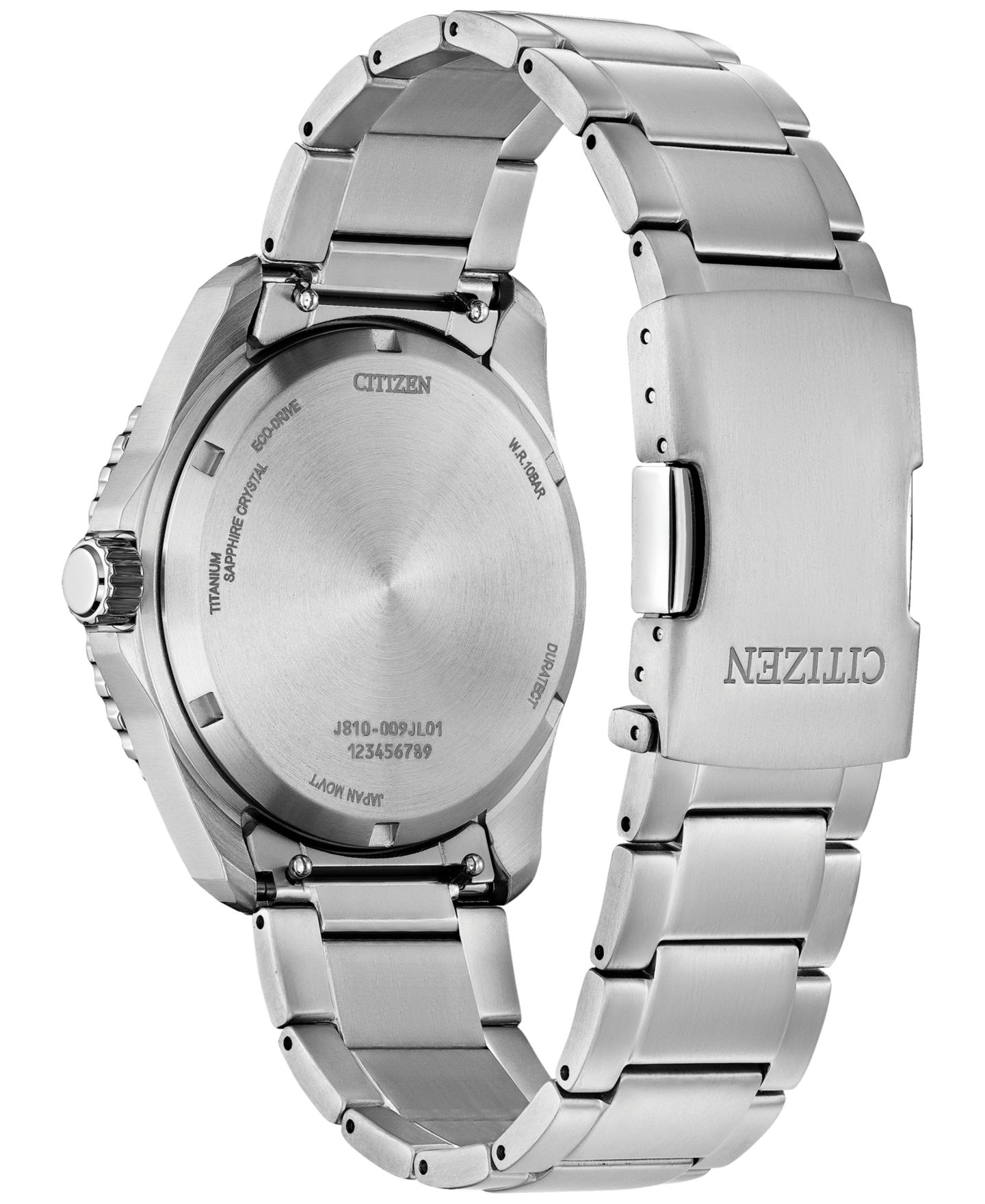 Мужские часы Citizen Eco-Drive Brycen Super Titanium Bracelet Watch 41mm — фото 4