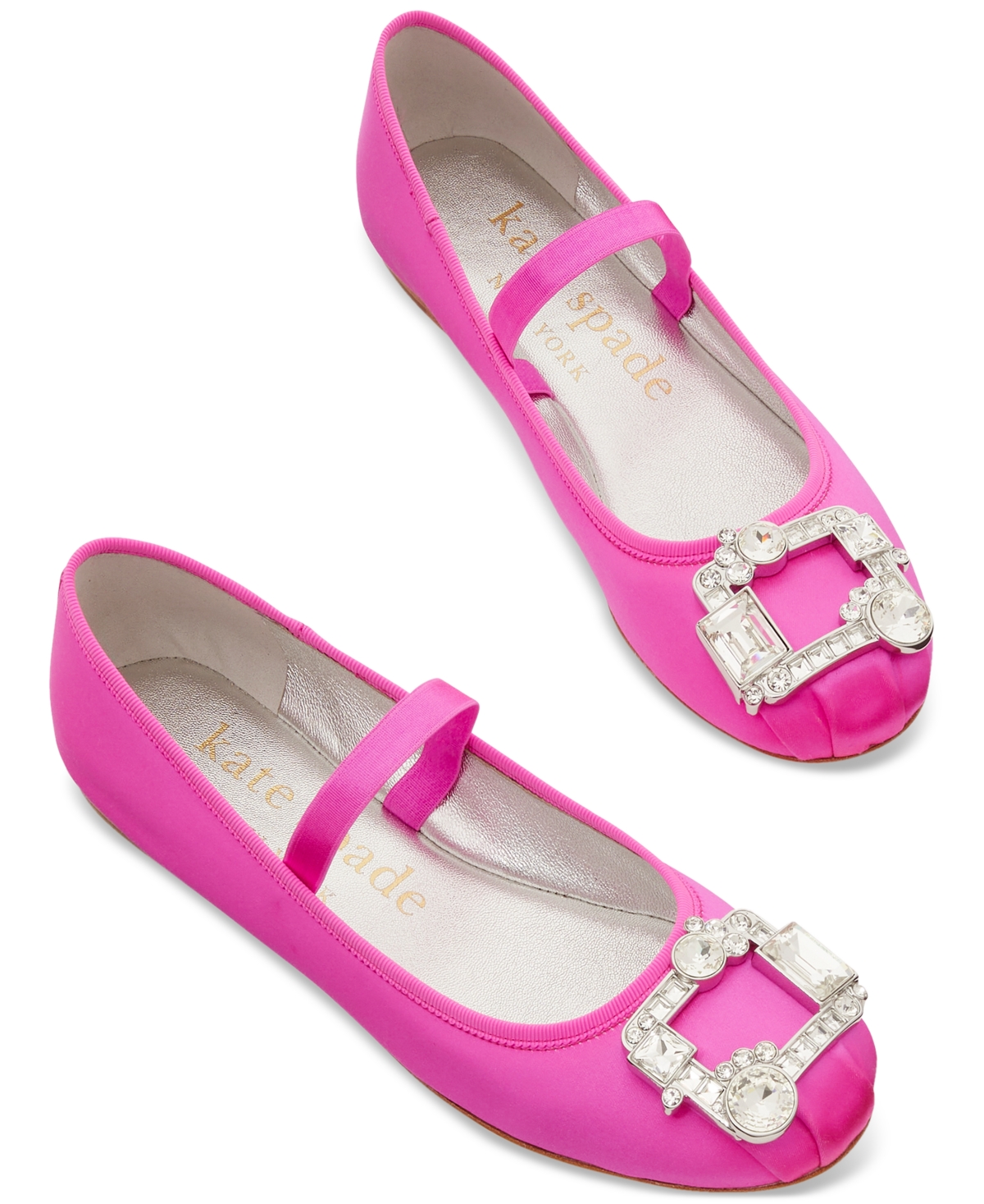 Kate Spade Women's Renata Mary Jane Ballet Flats In Vivid Snapdragon
