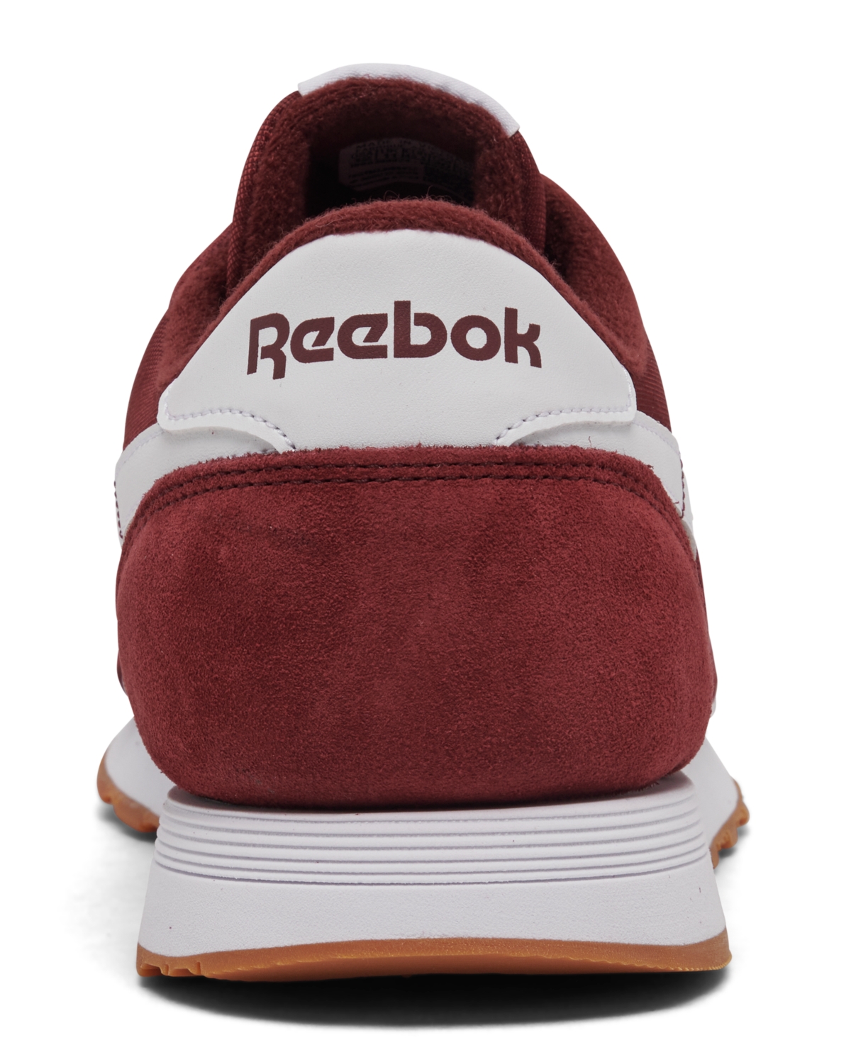 Reebok Men's Classic Nylon Casual Sneakers from Finish Line -White