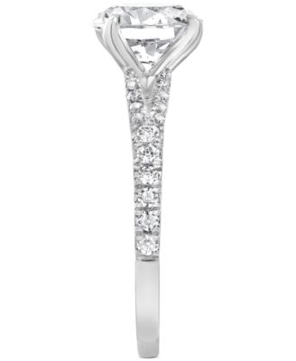 IGI Certified Lab Grown Diamond Engagement Ring (3 ct. t.w.) in 14k White, Yellow or Rose Gold