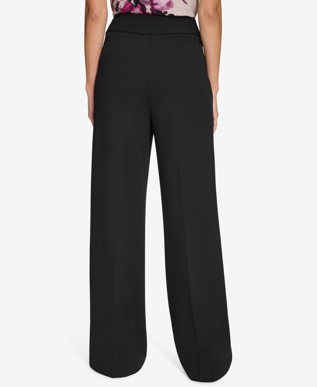 Calvin Klein Women's High-Waist Wide-Leg Pants