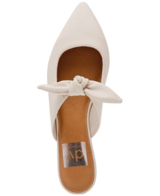 Women's Christian Bow Knot Mule Slide Flats