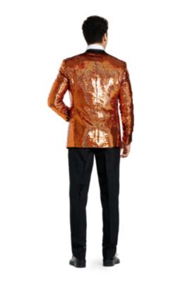 Men's Christmas Tuxedo - Velvet X- Mas Holiday Outfit - Slim Fit - Includes Blazer, Pants and Bow Tie