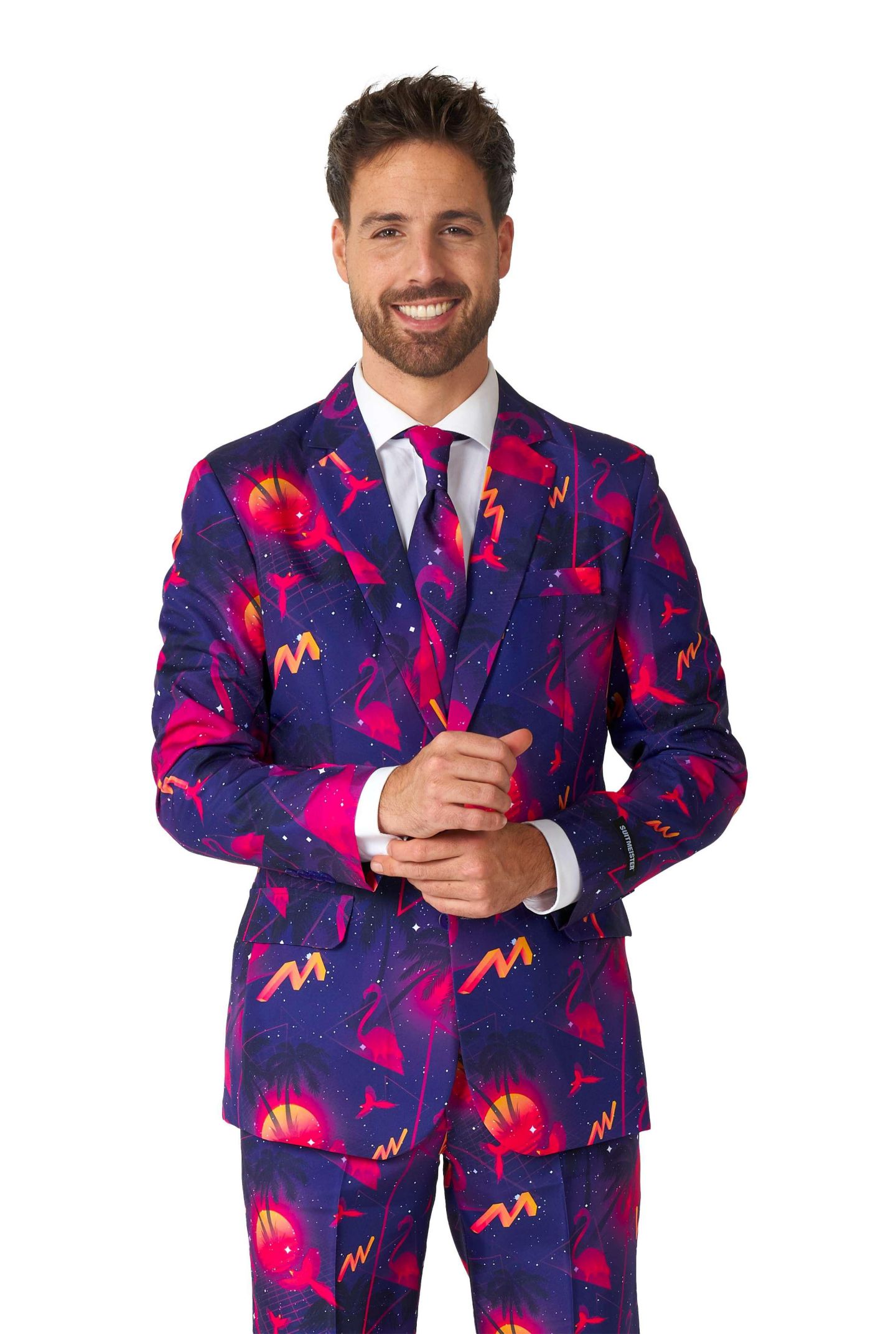 Suitmeister Men's Suits, цвет: Фиолетовый — фото 3