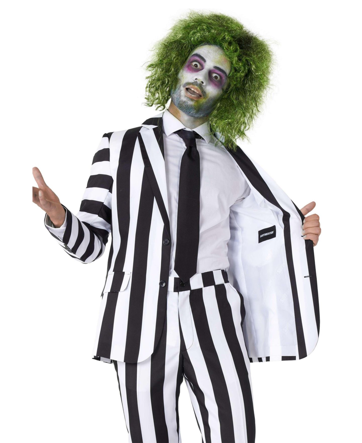 Мужской костюм Beetlejuice Suitmeister для Хэллоуина, красный костюм жениха, цвет: Разноцветный — фото 4