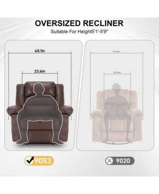 Breathable Leather Massage Recliner