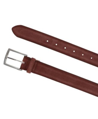 Men's Armando Italian Suede 35mm Feathered Edge Belt