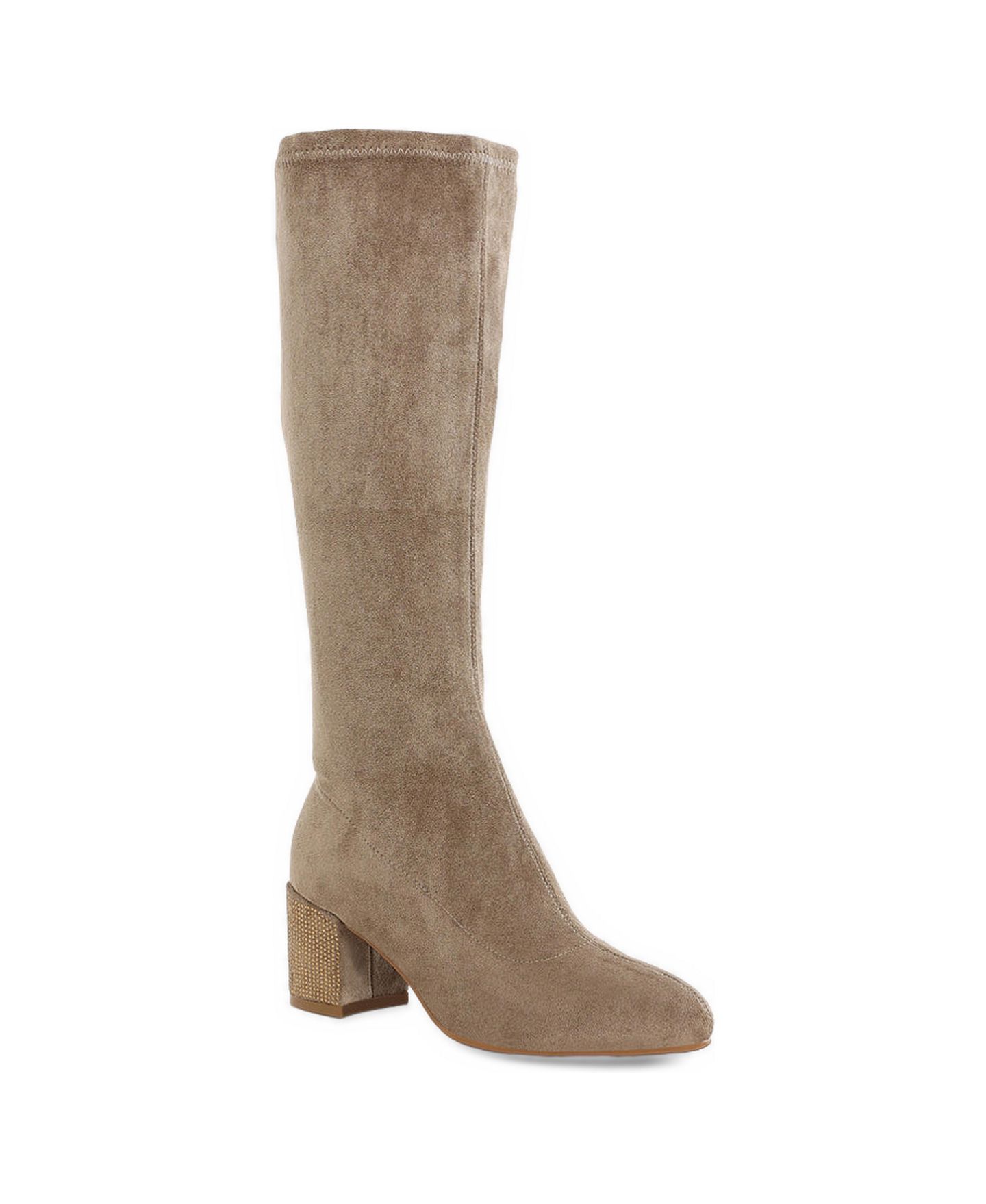 Женские ботинки Rag & Co Sinaloa Microfiber Knee High, цвет: Бежевый / Хаки — фото 1