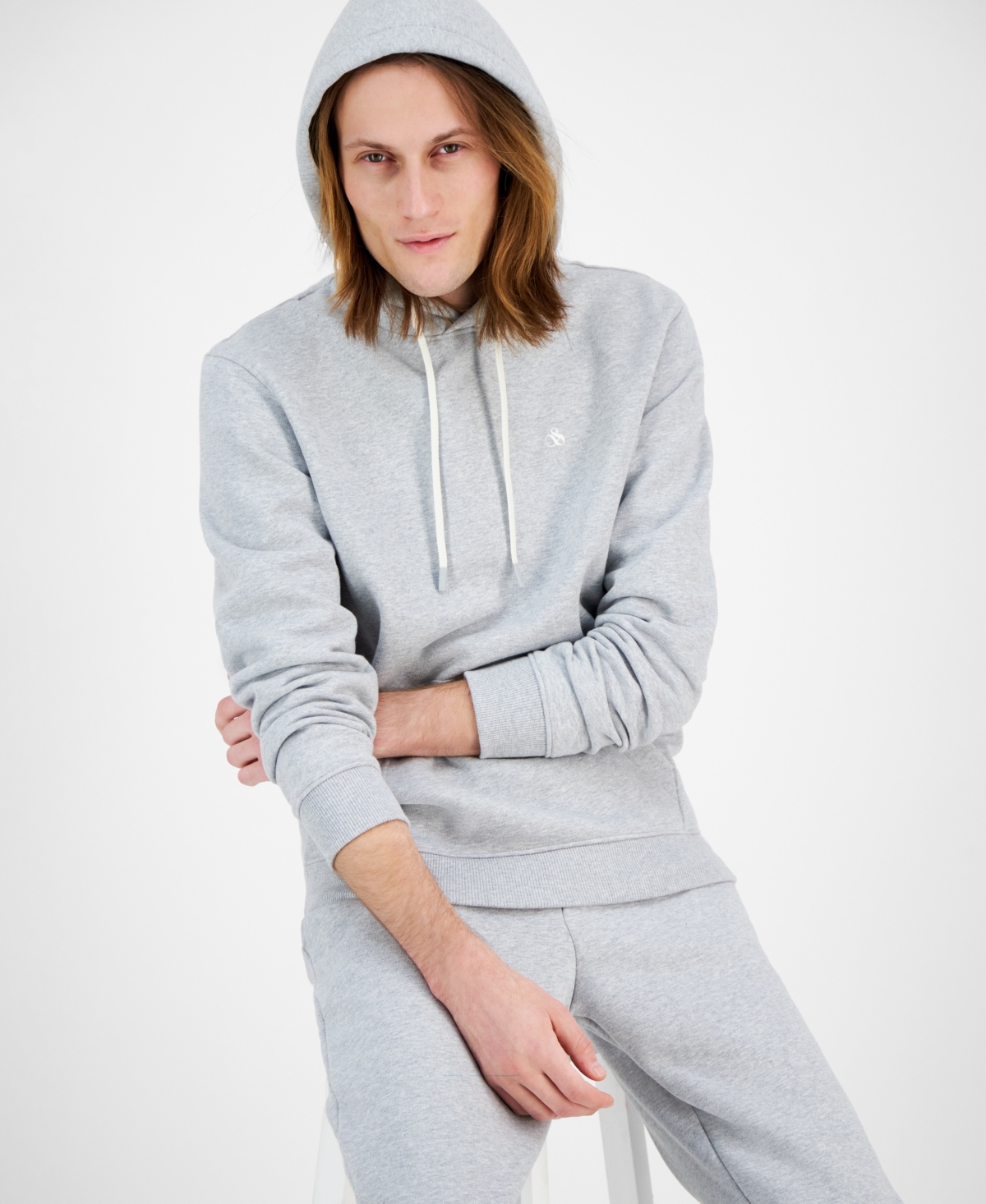 Scotch & Soda Men's Classic Fit Long Sleeve Logo Hoodie