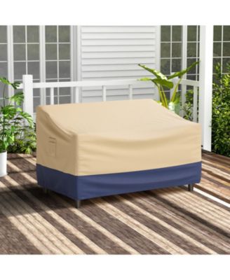 Patio Furniture Cover with Padded Handle and Click-Close Straps