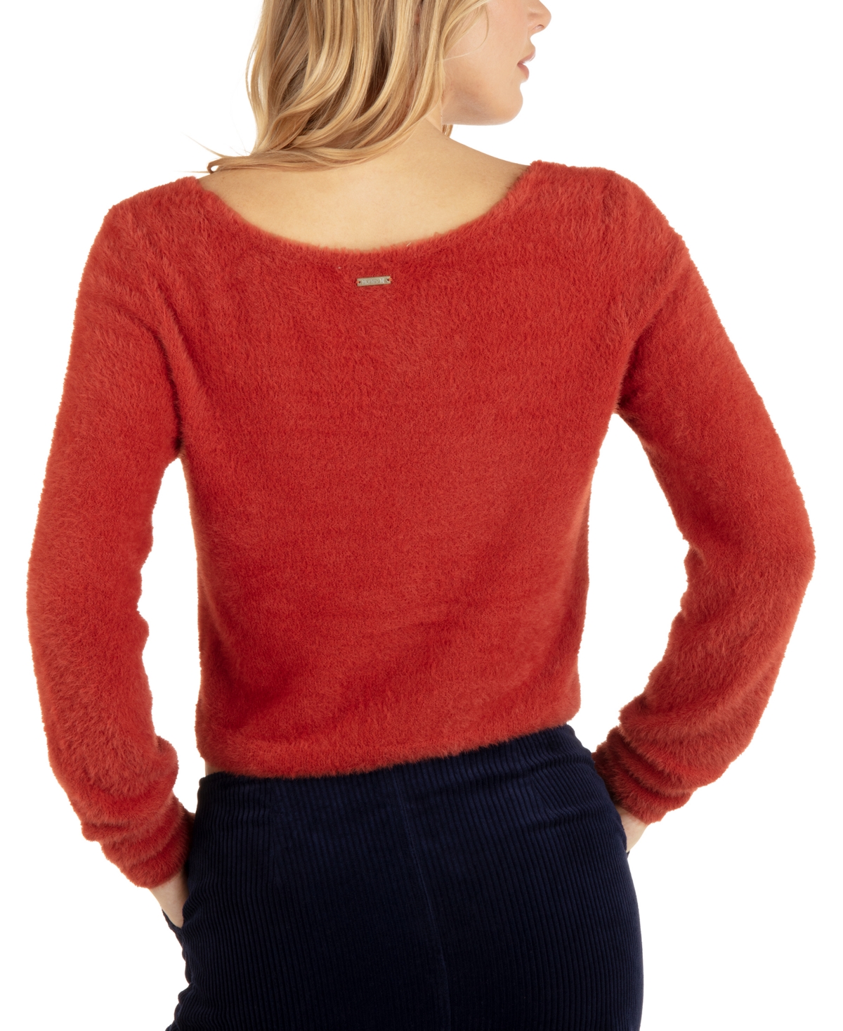 HURLEY JUNIORS' SMOOTH MOVE CROPPED CARDIGAN 