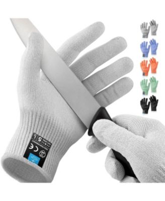 Cut Resistant Gloves Food Grade Level 5 Protection - Comfortable Safety Cut Resistant Work Gloves