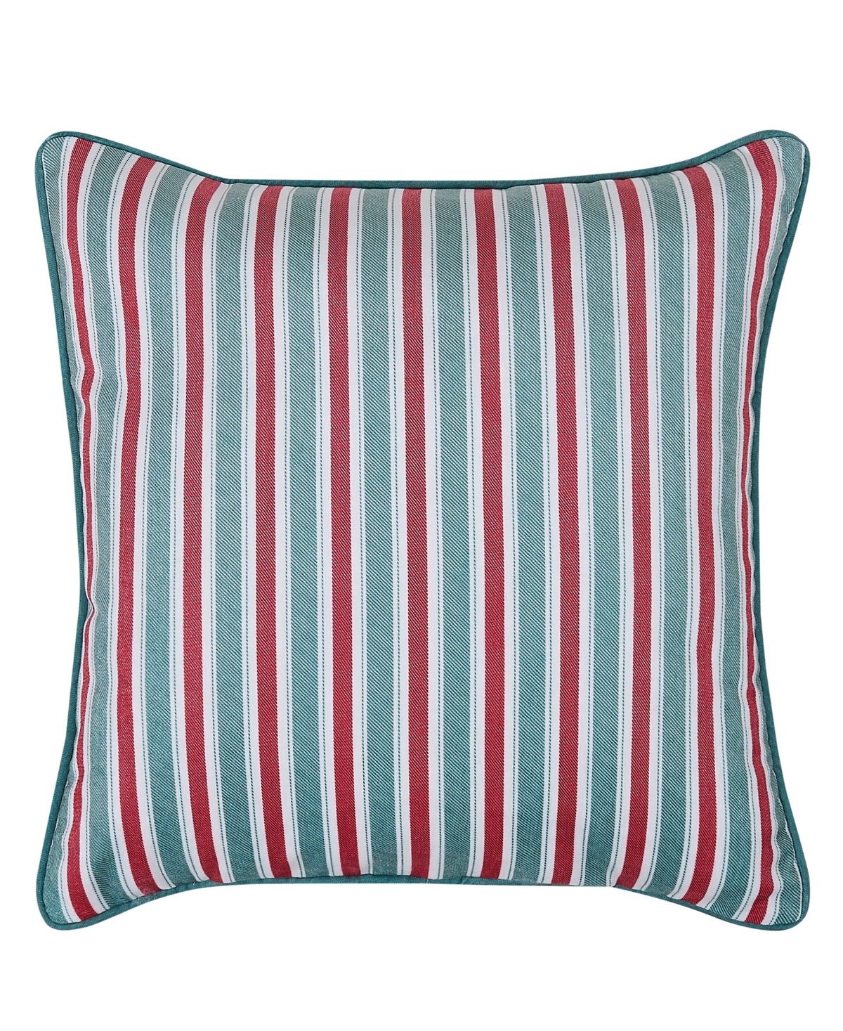 Videri Home Holiday Fa La La Stripe Decorative Pillow Set, 18