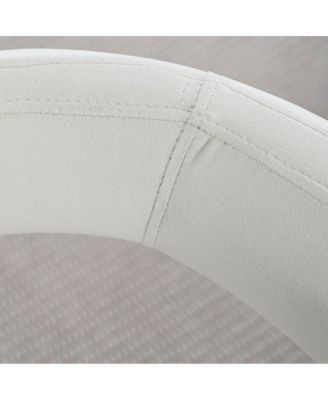 Set of 3 Modern Velvet Counter Stools,Armrest Counter Chairs for Kitchen with 3 Legs Design