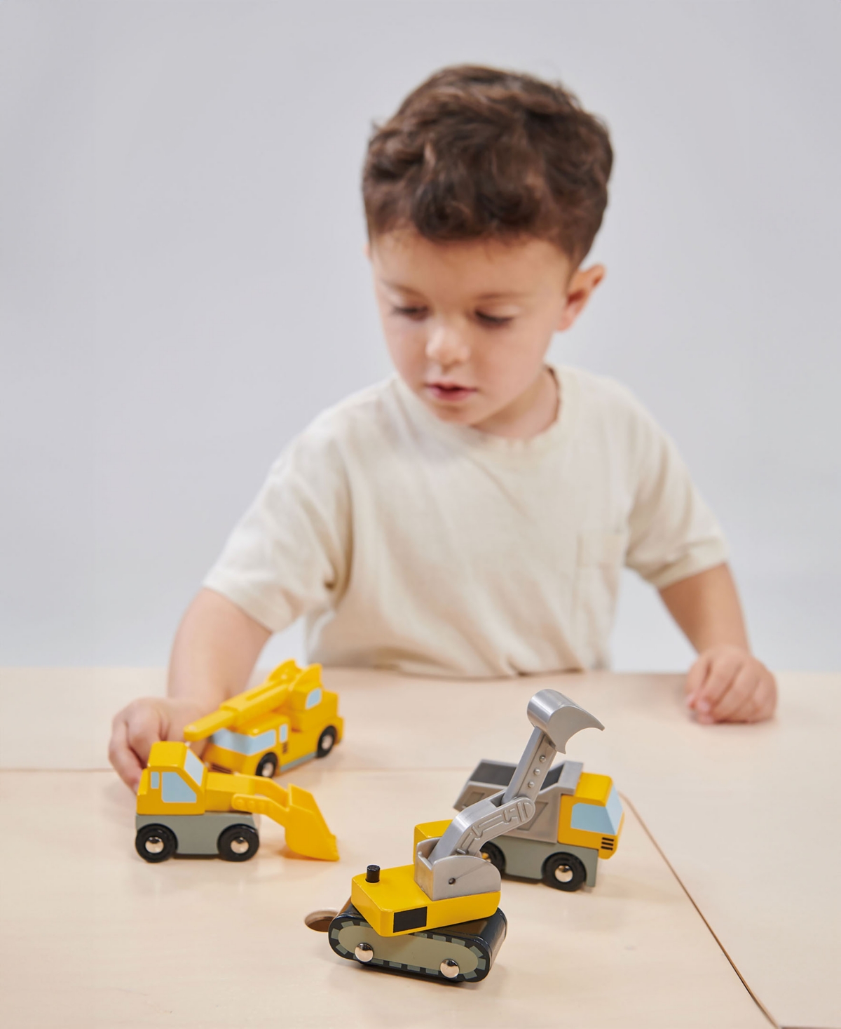 Mentari Toys Construction Vehicles Bundle In Multi