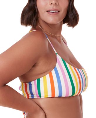 Women's Fiji Striped Bikini Top