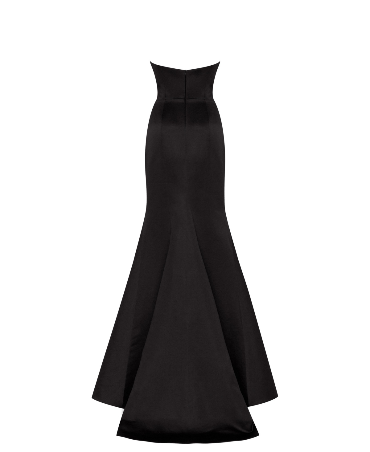 Milla Women'sElegant Strapless Trumpet Evening Gown - Black